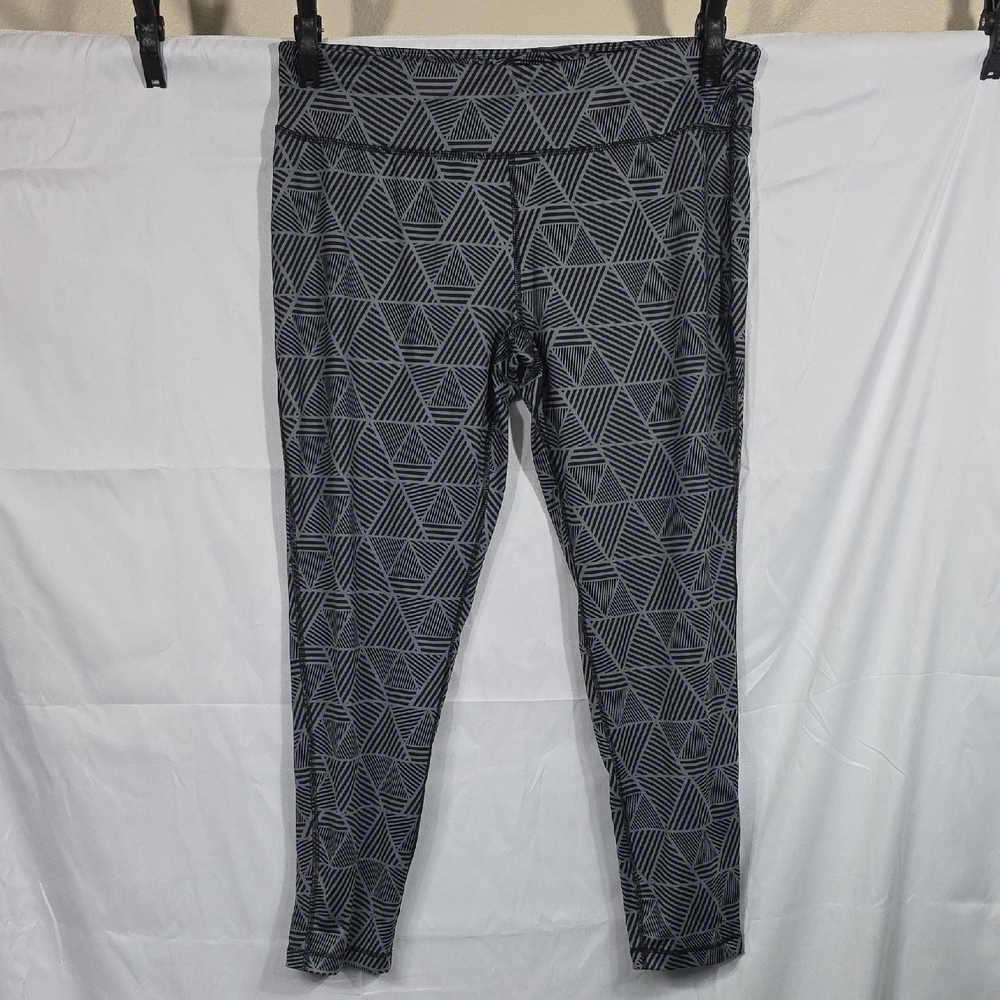 Danskin Now Womens Geometric Patterned Leggings XL 16-18 (W641)